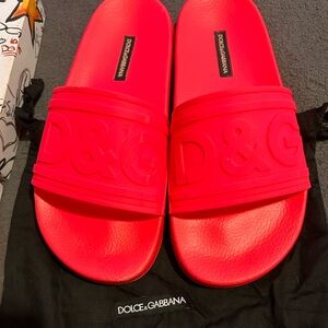 AUTHENTIC DOLCE & GABBANA SLIDES SIZE 7.5